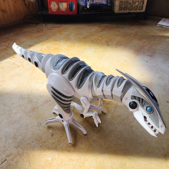 Remote control roboraptor dinosaur robot w/ remote large 2005 - Picture 3 of 7